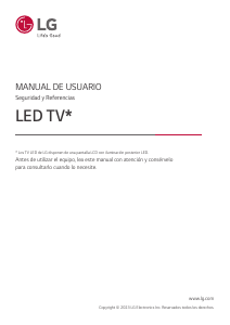 Manual de uso LG 55UM767H0LJ Televisor de LED