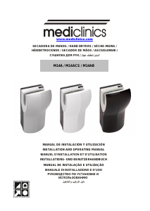 Mode d’emploi Mediclinics M14AB Dualflow Sèche-mains