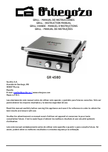 Handleiding Orbegozo GR 4580 Contactgrill