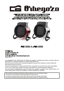 Manual Orbegozo FHR 3055 Heater