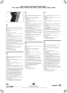 Manual de uso Rehband 105306 Rodillera