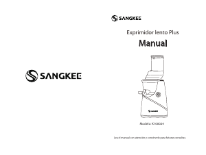 Manual Sangkee K100024 Juicer