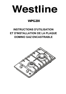 Mode d’emploi Westline WPG2IX Table de cuisson