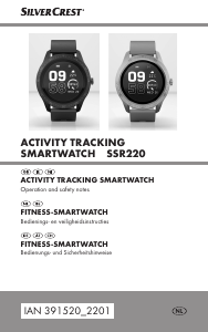 Bedienungsanleitung SilverCrest IAN 391520 Smartwatch
