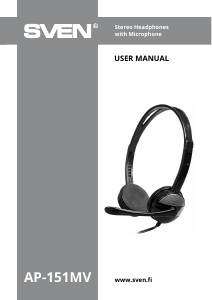 Manual Sven AP-151MV Headset
