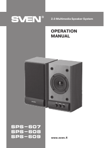 Handleiding Sven SPS-607 Luidspreker