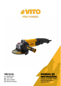 Manual Vito VIRE12510A Angle Grinder