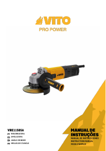 Manual Vito VIRE11585A Angle Grinder