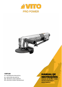 Manual de uso Vito VIRP100 Amoladora angular