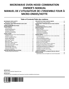 Manual Whirlpool YWMMF5930PZ Microwave