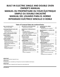 Manual Whirlpool WOES5027LW Oven