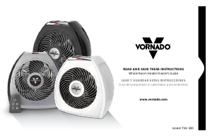 Bruksanvisning Vornado TVH500 Värmefläkt