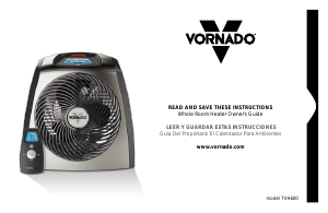 Bruksanvisning Vornado TVH600 Värmefläkt
