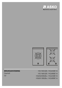 Bruksanvisning Asko HG1355GB Häll