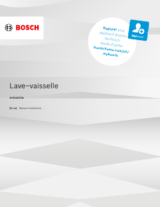 Mode d’emploi Bosch SHE3AEE5N Lave-vaisselle