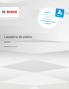 Manual de uso Bosch SHE3AEM5N Lavavajillas