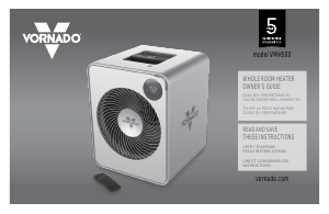 Bruksanvisning Vornado VMH500 Värmefläkt