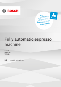 Rokasgrāmata Bosch TIE20119 Espresso kafijas aparāts