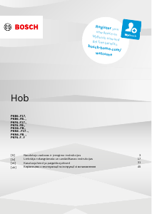 Посібник Bosch PKG645FB2E Конфорка