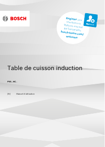 Mode d’emploi Bosch PVS731HC1E Table de cuisson