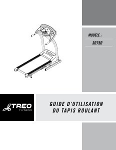 Mode d’emploi Treo 30750 Tapis de course