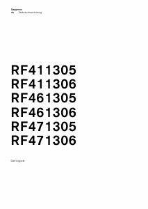 Bedienungsanleitung Gaggenau RF411306 Gefrierschrank