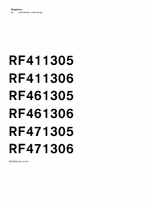Rokasgrāmata Gaggenau RF471306 Saldētava