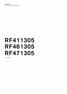 Manual de uso Gaggenau RF471306 Congelador