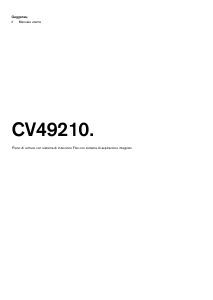 Manuale Gaggenau CV492105 Piano cottura