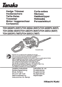 Bruksanvisning Tanaka TCH 22EA2 Häcksax