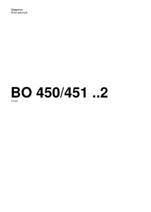 Bedienungsanleitung Gaggenau BO451612 Backofen