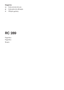 Εγχειρίδιο Gaggenau RC289300 Ψυγείο