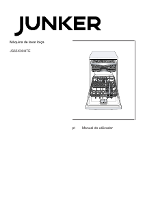 Manual Junker JS65X00HTE Máquina de lavar louça