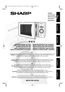 Bedienungsanleitung Sharp R-613 Mikrowelle
