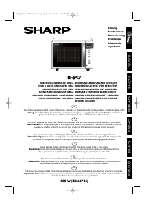 Bedienungsanleitung Sharp R-647 Mikrowelle