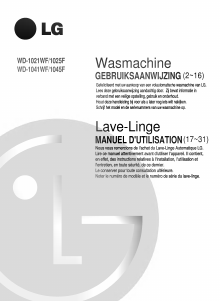 Handleiding LG WD-1041WF Wasmachine