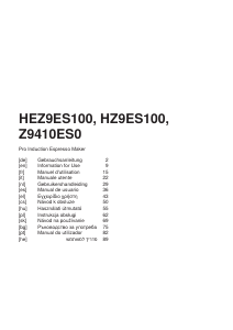Manual Neff Z9410ES0 Máquina de café expresso