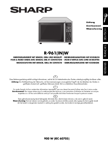 Bedienungsanleitung Sharp R-961 Mikrowelle