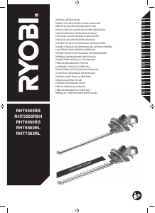 Instrukcja Ryobi RHT5555RS Nożyce do żywopłotu