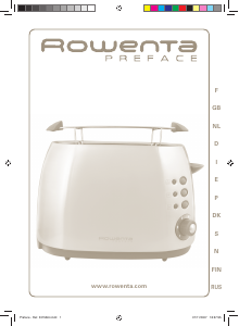 Manual de uso Rowenta TT626030 Prelude Tostador