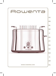 Manual de uso Rowenta TT754430 Brunch Tostador