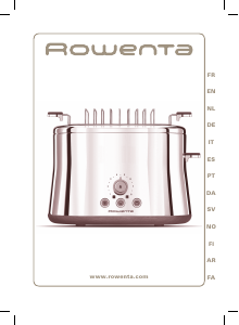 Bruksanvisning Rowenta TT754630 Silver Art Brödrost