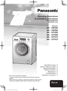 Handleiding Panasonic NA-147VC5WPL Wasmachine