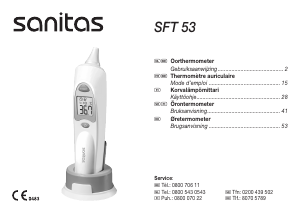 Handleiding Sanitas SFT 53 Thermometer