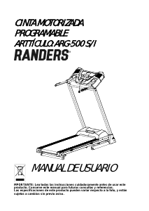 Manual de uso Randers ARG-500 s-i Cinta de correr