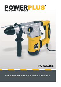 Bedienungsanleitung Powerplus POWX1155 Bohrhammer