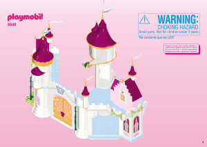 Brugsanvisning Playmobil set 6848 Fairy Tales Fabelagtigt prinsesseslot