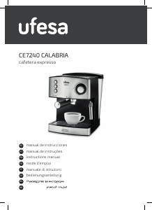 Manuale Ufesa CE7240 Macchina per espresso