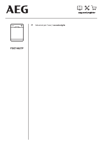 Manuale AEG FSE74627P Lavastoviglie