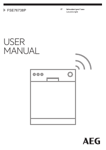 Manuale AEG FSE76738P Lavastoviglie